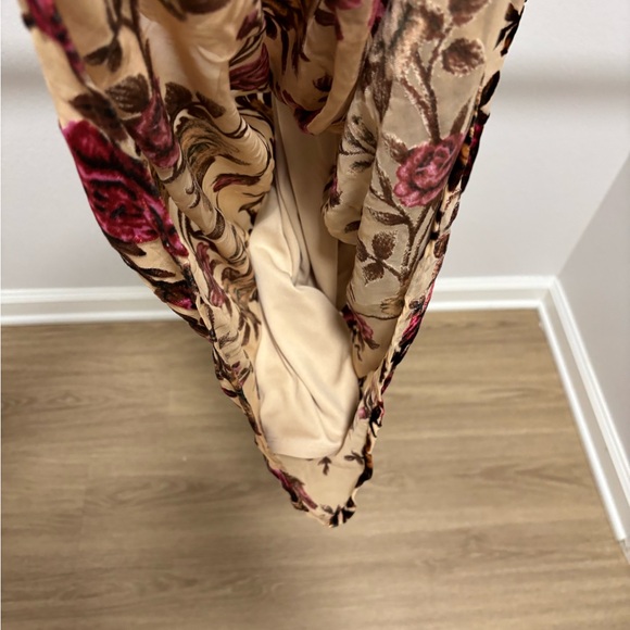 NWT Thirty Thirty floral velvet burnout Spaghetti Strap Dress- M -  divino.acegroup.co.in
